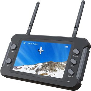 Monitor FPV de 4,3 pulgadas, 5,8G, 40CH, 16:9 NTSC/PAL, batería integrada de 1200mAh, entrada de 5-23V, función DVR de baja latencia, accesorios para Drones - Product Image 1