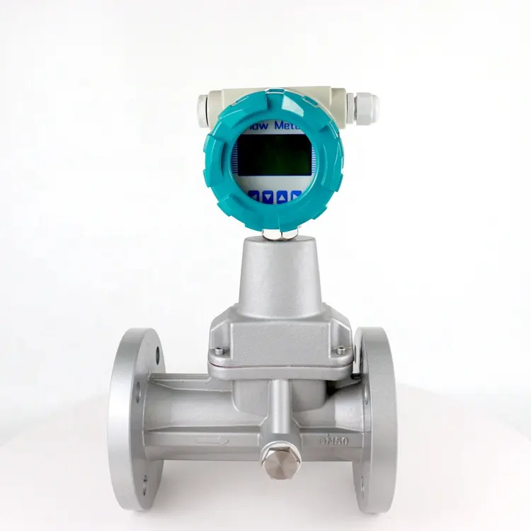 DN40 Smart digital misuratore di portata per gas di alta qualità a vortice misuratore di portata per gas naturale RS485 a basso costo