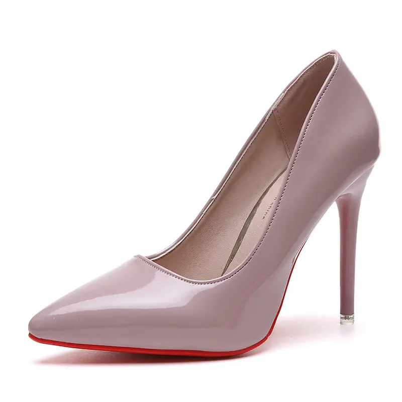 STNM Neues Design Schuhe klare Absätze Sandalen Stiletto hohe Absätze transparente reine Farbe für Damenmode