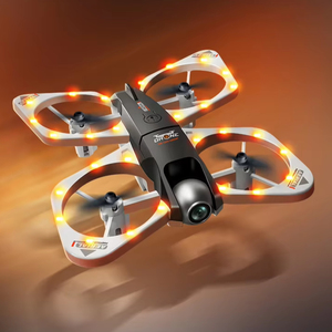 S3 Mini FPV bay không người lái người mới bắt đầu RC bay quadcopter đồ chơi tránh chướng ngại vật FPV với ánh sáng LED quang dòng chảy máy ảnh điện - Product Image 1