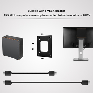 Ranboda OEM Ak3v Mini bilgisayar üçlü görüntüler Apollo göl N3350 J3455 8GB 128GB Linux Win 10 Mini PC - Product Image 6