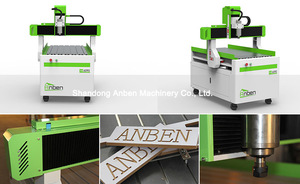 Mesa enrutadora de madera compacta de alta calidad Anben con precio competitivo máquina enrutadora de madera CNC de 3 ejes 4060 - Product Image 3