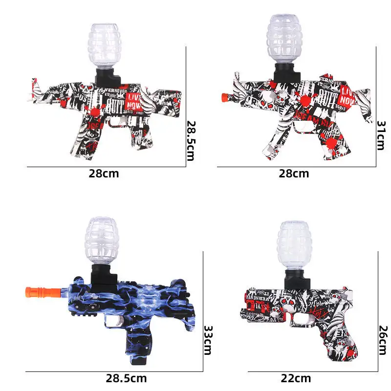 Water Bullet Gun Electric Gel Ball Blaster gun Outdoor toys Shooting Team Game Water Bullet Shooting Gun