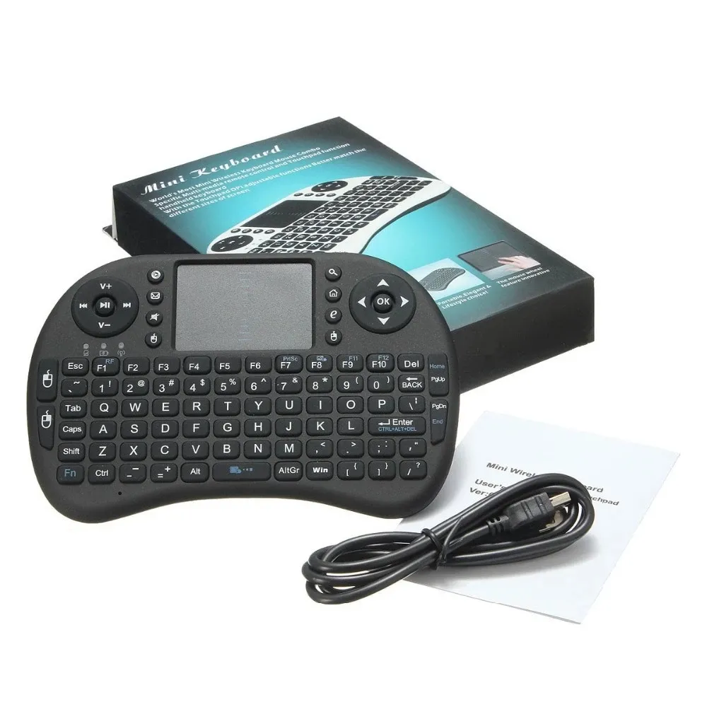 Rii i8 2,4G mini gaming mechanische drahtlose maus und tastatur set für verkauf