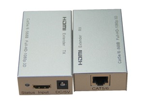 Extensor de HDMI de 196 pies, potenciador de señal de hasta 60 metros, 60 M, 3D, 1080P, CAT5E/6 utp, rj45, HDMI, receptor transmisor, 60 M - Product Image 4