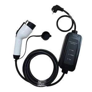CE IP67 120 V 47-63Hz akım ayarlama tipi A RCD SAEJ1772 gösterge ışığı taşınabilir elektrikli araba pil şarj cihazı - Product Image 4