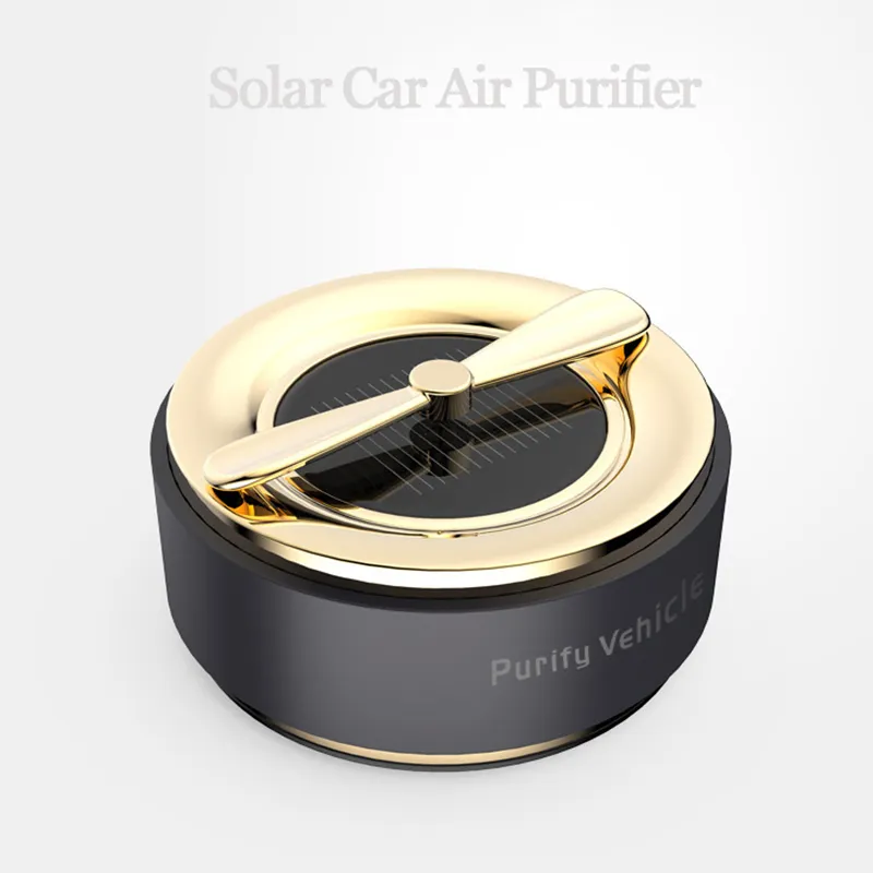Mini Solar aire más fresco diseño más limpio Auto alimentado coche purificador de aire de nuevo modelo