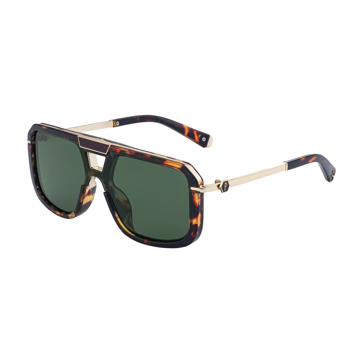 C5 Brown Tortoise Gold G15 Green