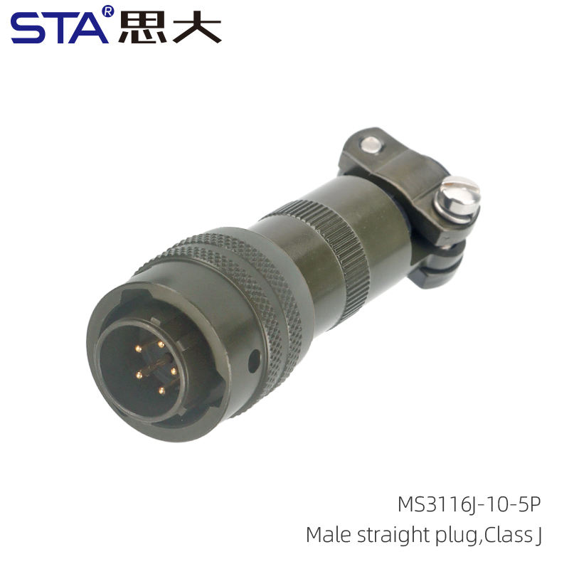 MS3116-10-5P Male straight plug,Class J