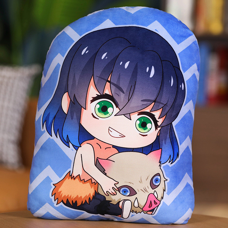 Inosuke inazuma holding plush toy