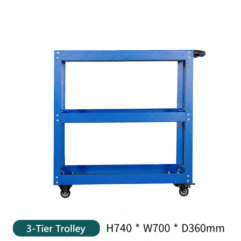 Three tier trolleys