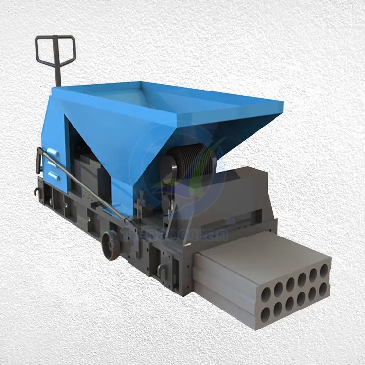 Máquina prefabricada de hormigón para fabricación de paneles de pared, línea de producción de placa de núcleo hueco de hormigón prefabricado ligero