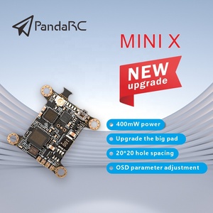 新升级PandaRC迷你X 400mW 5.8GHz FPV VTX 40CH，带大焊盘和20 * 20厘米安装孔FPV发射器，适用于FPV赛车无人机 - Product Image 2