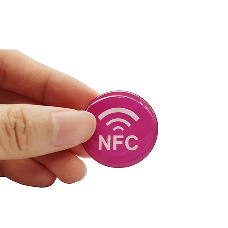 NFC213 NFC215 토큰 카드 태그 에폭시 태그 13.56 백만헤르쯔 RFID 키 체인 모든 NFC 휴대 전화