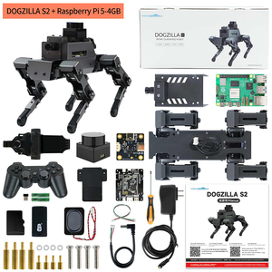 12DOF DOGZILLA S1 S2 dörtlü biyonik Robot köpek AI görsel tanıma fonksiyonları ile ahududu Pi 5 ROS2 için tasarım