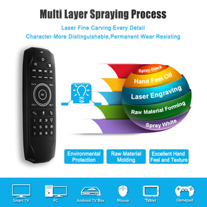 Superventas DE LA UE Mini teclado con batería de litio incorporada Control remoto Air Mouse BTS Conexión Control remoto - Product Image 4