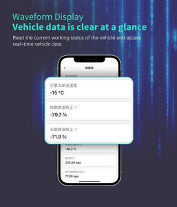 V011 OBD OBDII Diagnostic Tool Bluetooth 5.4 for IOS/Android <strong>OBD2</strong> Professional Code Reader 9Protocols Better Than ELM327 - Product Image 6