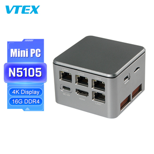 Vtex Mini Pc In-Tel Ce-Leron N5105 N6005 Mini PC de escritorio Computadora portátil de oficina Pc - Product Image 1