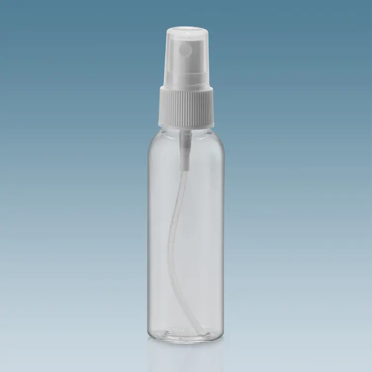 Atomizador de Perfume de plástico transparente para viaje, Mini botellas vacías rellenables, 30ml, 50ml, 60ml, 80ml, 100ml, 120ml