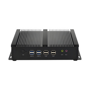 Fanless <strong>Linux</strong> Ubuntu Mini PC Quad Core J1900 J6412 J2900 N2940 N2830 Industry Control Desktop <strong>Computer</strong> for Digital Signage KIOSK - Product Image 2