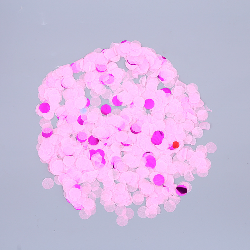 colorful Pink small round discs, 1.5-2 cm
