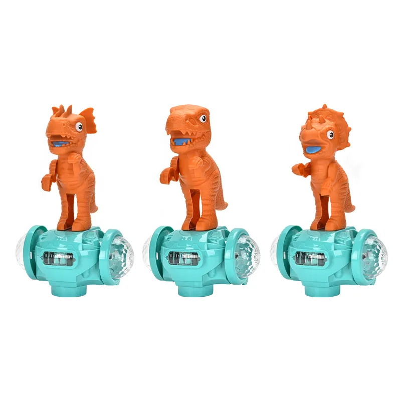Nova venda laranja dinossauro música luzes brinquedos crianças feliz presente dinossauro brinquedos para crianças