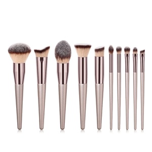 Inci rengi Maquillaje araçları sentetik kore kahverengi vakıf göz makyaj fırçası es 4/9/10/14/20 adet özel Logo makyaj fırçası Set - Product Image 4