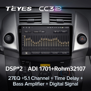 TEYES CC3 2K per Toyota RAV4 3 XA30 2005 - 2016 autoradio multimediale lettore Video Stereo di navigazione GPS Android 10 Dvd - Product Image 4