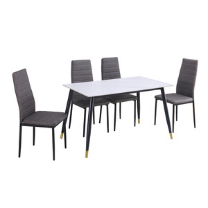 China new household marble <strong>rectangular</strong> dining <strong>table</strong> set with bench new style dining <strong>table</strong> set - Product Image 6