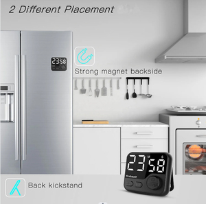 Grande schermo grandi numeri visualizza frigorifero cucina rotante conto alla rovescia magnetico count up timer digitale - Product Image 4