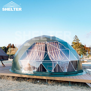 6M 7 8M sang trọng địa cầu geodomes khu nghỉ mát khách sạn hình cầu tròn Homestay Nhà lều Nhà vòm trắc địa Nhà lều với phòng tắm - Product Image 5