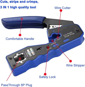 Multifunktions-Crimp zange RJ11 RJ12 RJ45-Anschluss CAT5E CAT6 Lan Cable Computer Network Tools