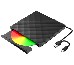 Type-C外置DVD驱动器，USB 3.0便携式CD/Dvd +/-Rw驱动器超薄CD Rom recriter刻录机刻录机 - Product Image 1