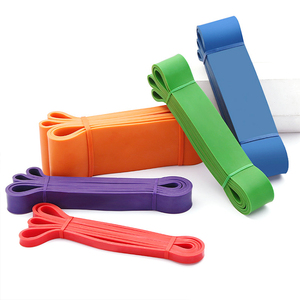 Tiras de entrenamiento TPE de 2080mm de largo, equipo de banda de entrenamiento muscular para el pecho con lazo de cinturón auxiliar elástico para ejercicios - Product Image 3