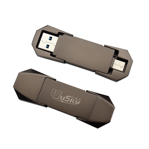 รุ่นใหม่ความเร็วสูงเขียน400 M/sอ่าน500M/sSolid USBแฟลชไดรฟ์3.0ประเภทC 2ใน1 USB C Stick 128GB 1TBโลหะPendrive - Product Image 1