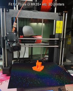 แพลตฟอร์ม 3D สร้างแผ่นพอดีสําหรับ Prusa i3 MK3S + PEY อัพเกรดเรียบพร้อมแม่เหล็กพื้นผิวนุ่ม PEI แผ่นเหล็กสปริงผ้าคลุมเตียงร้อน - Product Image 5