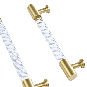 Hiện đại 128mm Acrylic đồ nội thất kéo xử lý cho nhà bếp ngăn kéo tủ quần áo cửa xử lý - Product Image 1