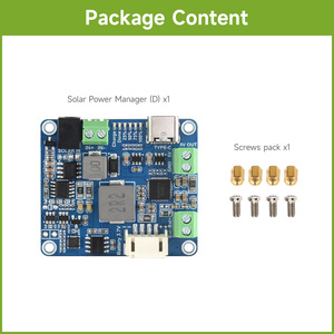 Sınırsız güneş enerjisi yöneticisi modülü (D), 6V ~ 24V GÜNEŞ PANELI ve tip-c güç adaptörü, 5V/3A, ahududu Pi/Arduino için destekler - Product Image 3