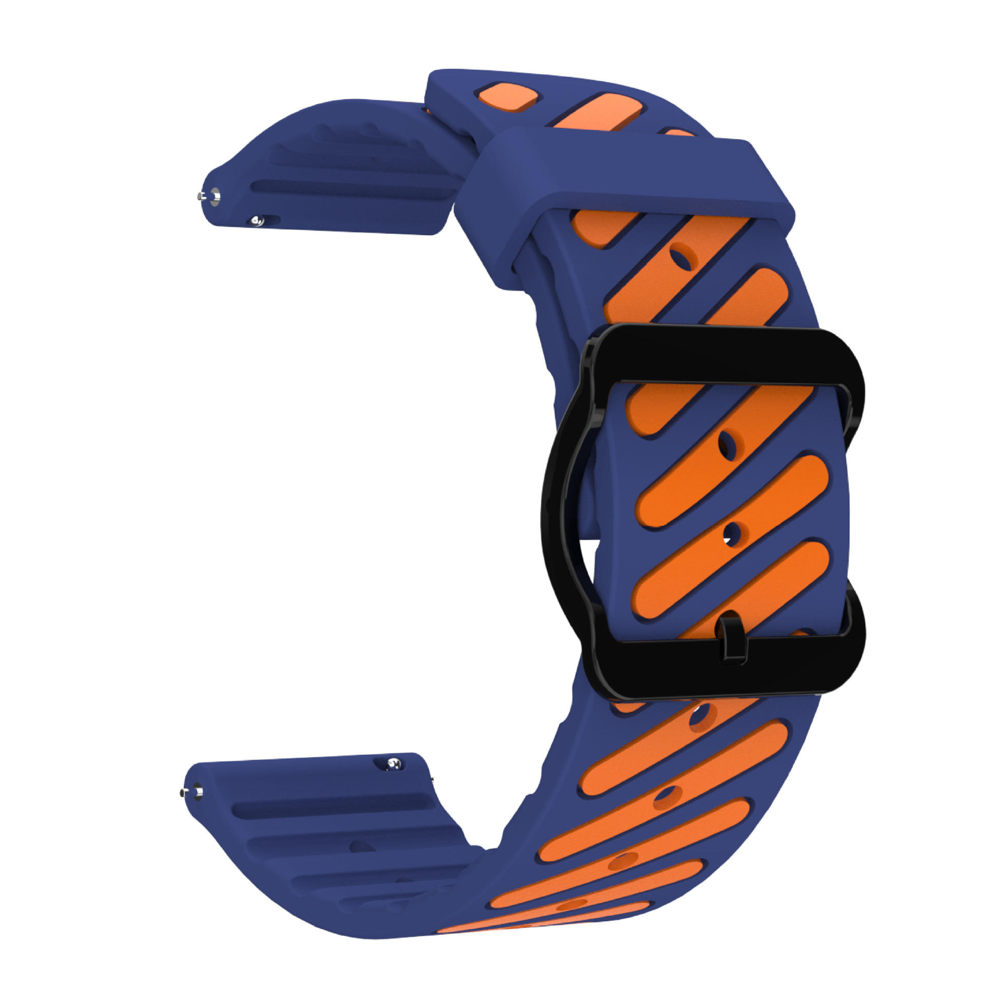 colorful Midnight Blue + Orange