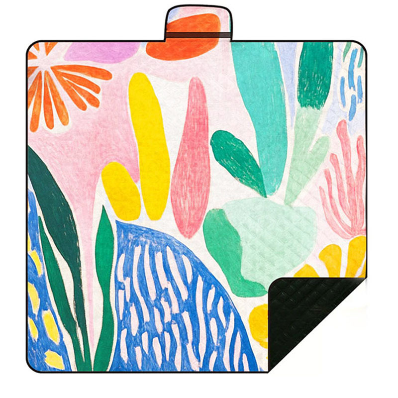 Manta de picnic ultrasónica con diseño, modelo 8.