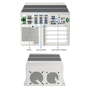 2 X DDR4 64G 3 X LAN Fanless VGA Linux I3 I5 I7 4U Rackmount Intel LGA1151 Industrial Embedded <strong>Computer</strong> 2x COM Stock for Machine