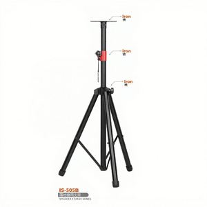 IS-505B Tất Cả Các Kim Loại Chất Lượng Tốt Chuyên Nghiệp Sắt Có Thể Điều Chỉnh Chiều Cao Loa Sàn Đứng Tripod Chủ - Product Image 2