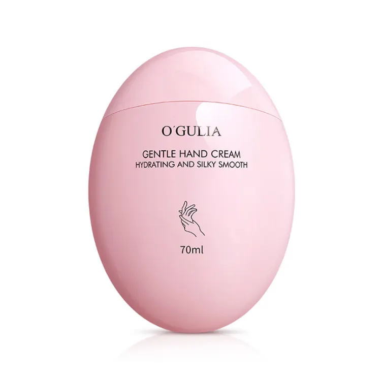 Crema hidratante para el cuidado de la piel, crema de mano con forma de huevo orgánico Natural, suave y nutritiva, con aguacate rosa
