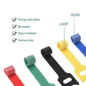 Adhesive Double Sided Tape Cable <strong>Ties</strong> Stock Wholesale Back to Back <strong>Hook</strong> <strong>and</strong> <strong>Loop</strong> Strap