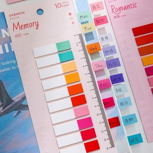 Note Self-adhesive <strong>Memo</strong> Sticky Notes for Page Marking and Highlighting 10 Colors - Product Image 4