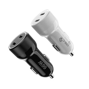 VINA 51W <strong>2</strong> <strong>in</strong> <strong>1</strong> QC3.0 18W + Type-C PD 33W Car Charger for iPhone 12 Pro Max for Xiaomi for Samsung - Product Image 5