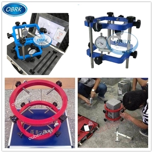 Cilindro de hormigón Lateral Poisson Ratio extensómetro, máquina de pruebas de Modulus elástico
