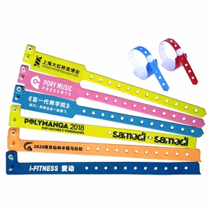 HXY l形定制防水一次性使用乙烯基腕带用于娱乐、音乐会、节日 - Product Image 5