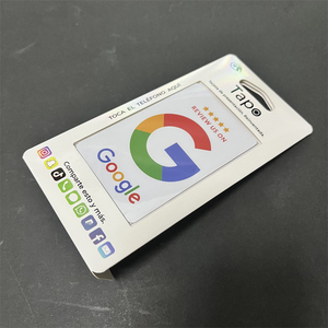 Unique Design Smart URL Write Custom Programmable QR <strong>Code</strong> Business RFID Card Packaging Google Review Card Nfc - Product Image 6