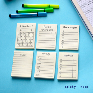 Bloc de notas antiadherente A6 personalizado con diseño de logotipo con línea y patrón Bloc de notas Folleto para uso comercial escolar - Product Image 1